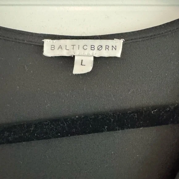 Baltic Born Black V-Neck Long Sleeve Dress - Picture 5 of 6